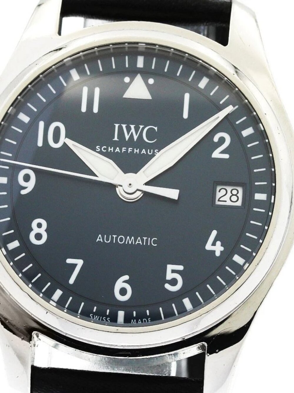 IWC SCHAFFHAUSEN Pilot watch automatic 36 IW324008 Navy Dial Boy's Watch_966395
